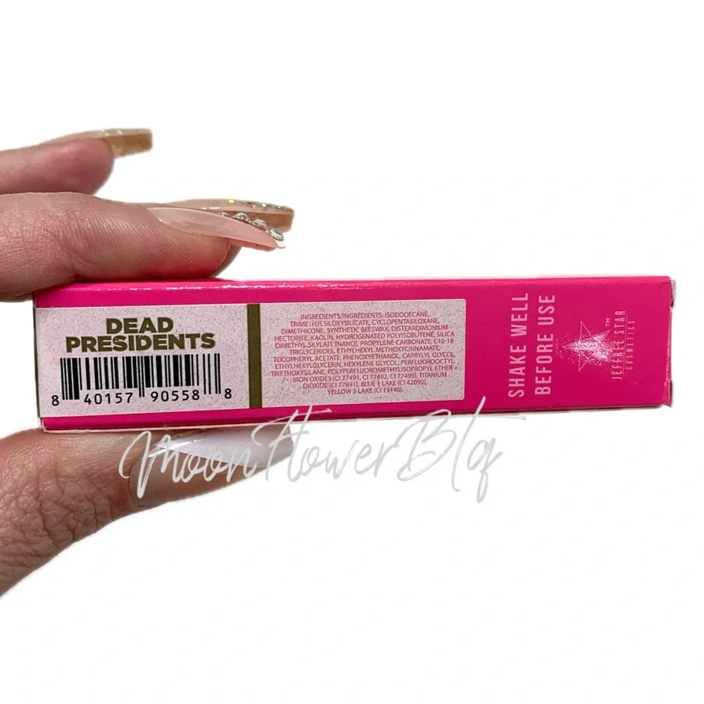 Jeffree Star Dead Presidents Velour Liquid Lipstick Olive Green Matte